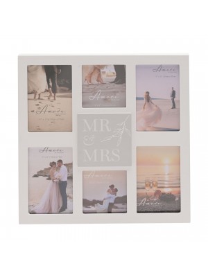 СВАТБЕНА КОЛАЖНА ФОТОРАМКА - Mr & Mrs   